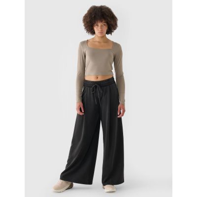 3. Longsleeve slim smooth women's 4F 4FRSS24TLONF499-82S