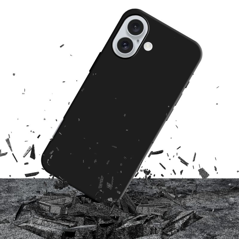 4. 3mk Matt Case Pro for Apple iPhone 16 Plus - Black