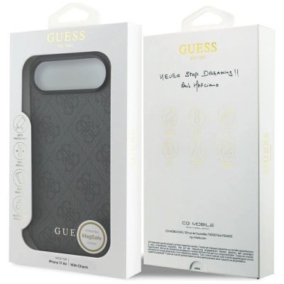 7. Guess 4G Charms Collection MagSafe case for iPhone Air - black