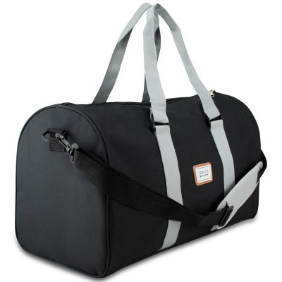 3. SPORTS/FITNESS BAG A3031 BLACK SEMI LINE