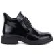 6. Women's black patent leather ankle boots M.Daszyński MR2501