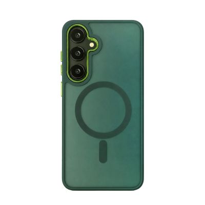 9. Wozinsky Fashion Case with MagSafe for Samsung Galaxy S24 FE - Green