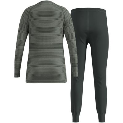 3. Thermal underwear - Odlo Set long ACTIVE WARM SET size 128cm Gray