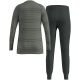 3. Thermal underwear - Odlo Set long ACTIVE WARM SET size 128cm Gray