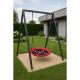 36. STORK'S NEST GARDEN SWING 100CM XXL RED