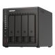 6. Qnap TS-453E-8G, Tower, 4 x 2.5"/3.5" SATA, Intel Celeron J6412 4C/4T, 8 GB DDR4 onboard not expandable, 2 x 2.5GbE, External adapter (PSU)