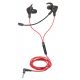 2. TRUST GXT 408 Cobra headphones with microphone, black and red