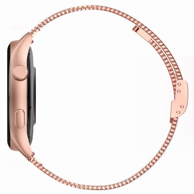 9. Smartwatch Gravity Rose Gold Strap + Bracelet GT11-6