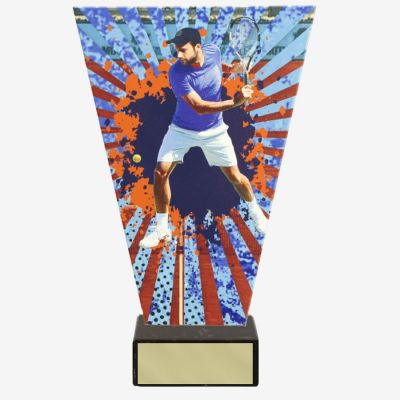 Triumph glass trophy