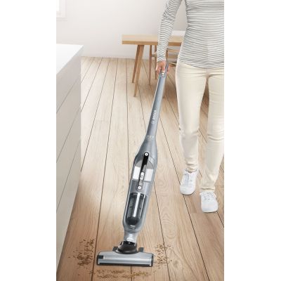 37. Bosch BCH3P210 Stick Vacuum Cleaner/Electric Brush 2-in-1 Stand Vacuum Cleaner AC/Battery Dry Bagless 0.4L Black, Gray
