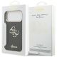 8. Guess Fixed Glitter Big 4G Metal Frame case for iPhone 17 Pro Max - black