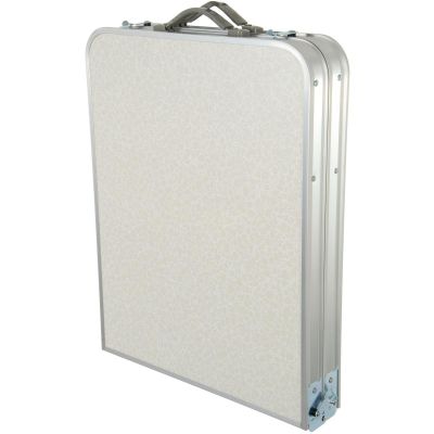 12. FOLDABLE CAMPING TABLE 120x47x70/62/54CM WITH WARDROBE 33x30x36CM