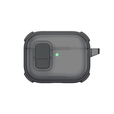 AmazingThing Titan Pro Mag Case Clear for AirPods Pro 3 - Black