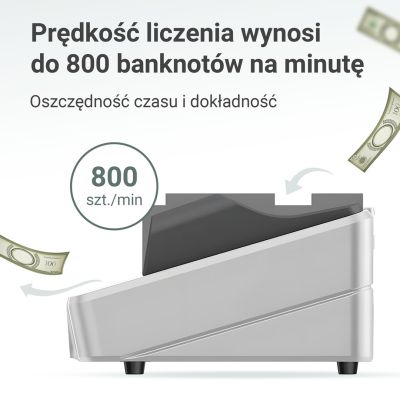 5. Extralink LockStar MG X-300 | Professional banknote counter | UV, IR
