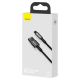 5. Baseus Tungsten USB - Lightning cable 2.4 A 2 m black (CALWJ-A01)