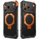 2. Supcase UB Grip Mag MagSafe Aramid Case for iPhone 18 Pro Max / 17 Pro Max - Black and Orange