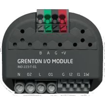 Grenton digital input module (2 inputs) and relay outputs (2 outputs) / supports 1-wire / flush-mounted / TF-Bus v.2