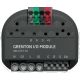 Grenton digital input module (2 inputs) and relay outputs (2 outputs) / supports 1-wire / flush-mounted / TF-Bus v.2