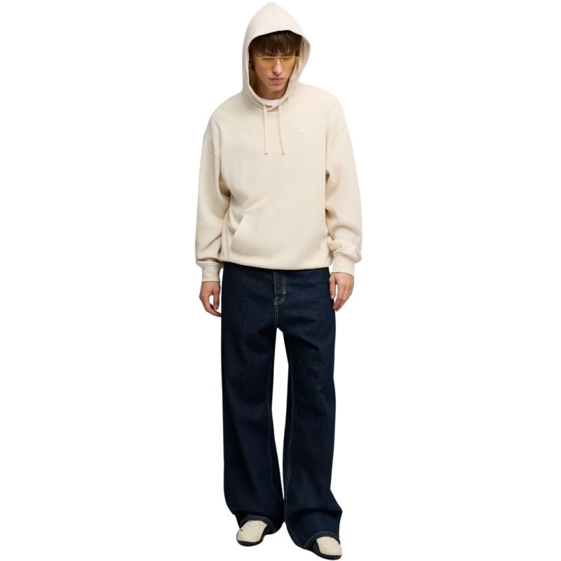 5. Puma ESS Elevated Relaxed Hoodie Beige 692019 87