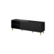 4. TV cabinet PAFOS 150x40x52 black matt