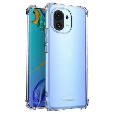 11. Wozinsky Anti Shock durable case with Military Grade Protection for Xiaomi Mi 11 transparent
