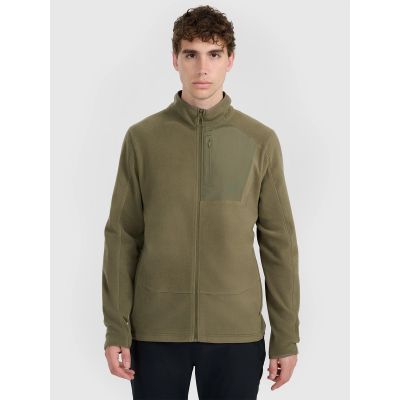 3. Polartec regular men's fleece with stand-up collar 4F 4FWAW25TFLEM333-43S