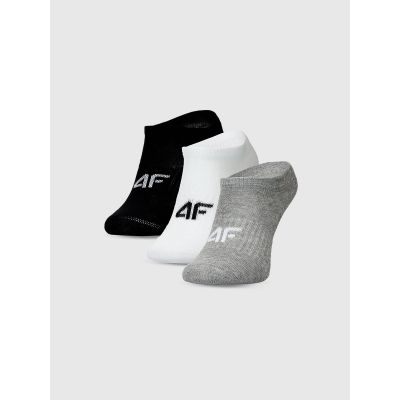 Boys' casual ankle socks (SET OF 3) 4F 4FJWMM00USOCM498-94S