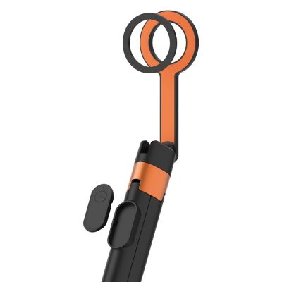 8. Tech-Protect L10S Bluetooth Selfie Stick Tripod - Black and Orange