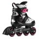9. NH10907 4in1 ROLLER SKATES WITH EXTENDED HOCKEY BLADES TINTS PINK SIZE S(31-34) NILS EXTREME