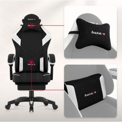 11. Huzaro Force 3.7 White Carbon Gaming Chair