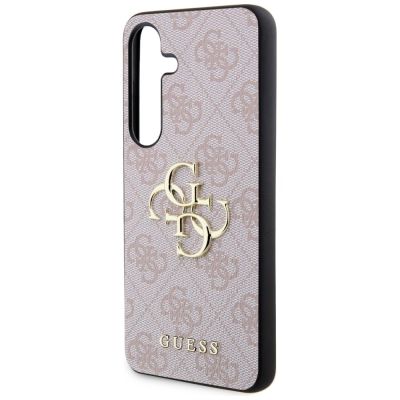 6. Guess 4G Big Metal Logo Case for Samsung Galaxy S24 - Pink