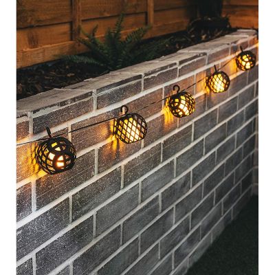 46. SOLAR LAMP FIREBALLS 7CM 5PCS