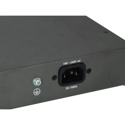 5. LevelOne WebSmart/GB PoE+ Switch 26-Port 19" 370W 1Gbps