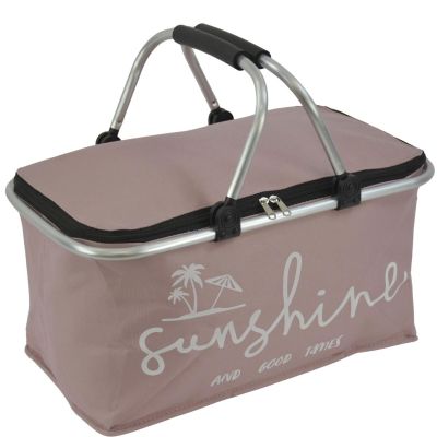 8. FOLDABLE THERMAL TRAVEL BASKET 35L REDCLIFFS PINK