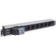 2. Intellinet 711432 PDU 6-Outlet Power Distribution Unit 1.5U Black, Gray