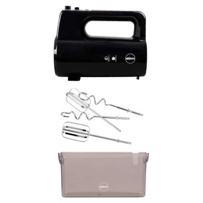 3. ELDOM FOOD PROBOT R120 MIXO 400W, BLACK, 5 SPEEDS, WHIPPING AND MIXING, TURBO BUTTON, ACCESSORIES CONTAINER