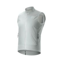 Rockbros YDMJ003 Spring/Autumn Windproof Vest Size XXL - White/Gray