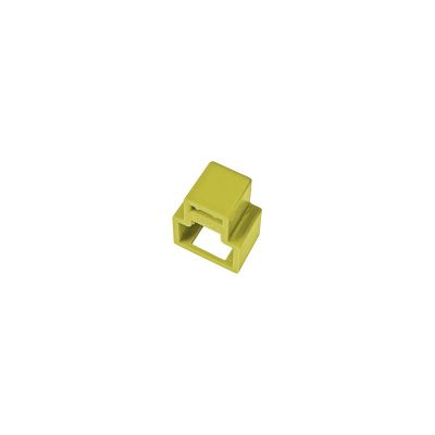 RJ45 plug lock against unauthorized unplugging, yellow (pack of 24 + key) ALANTEC