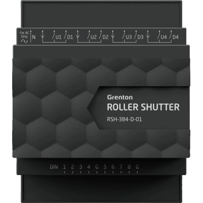 GRENTON ROLLER SHUTTER x4 module, DIN, TF-Bus