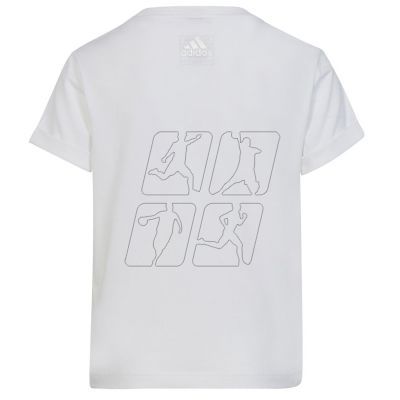 7. T-shirt adidas Dance Knotted Tee Jr. HR5818