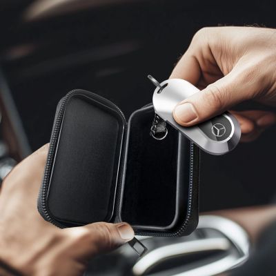 4. Tech-protect KLR300 Anti-Theft Car Key Case - Black