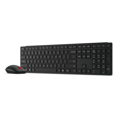 5. Lenovo 4X31S04814 Keyboard Mouse Included Office RF Wireless + Bluetooth German Black