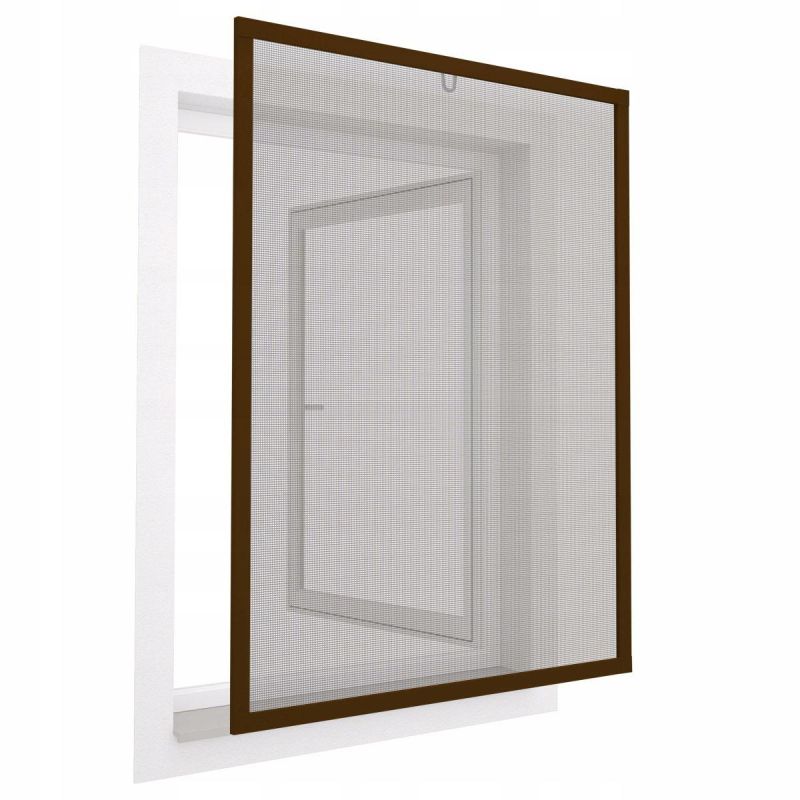 8. MOSQUITO NET WINDOW ALU 120X140 BROWN