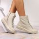 6. Rieker W RKR279C insulated platform ankle boots, beige