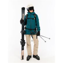 Women’s hooded zip-up ski/snowboard jacket PROTEST PRTBEVERLY, blue