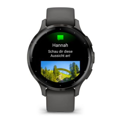 12. Garmin Venu 3S Pebble Gray Watch