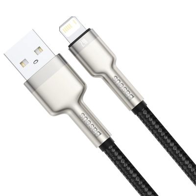 2. BASEUS CAFULE USB CABLE FOR LIGHTNING 2.4A, 1M (BLACK)