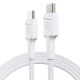 GREEN CELL CABLE KABGC30W GC POWERSTREAM USB-C - USB-C 120CM, POWER DELIVERY 60W, ULTRA CHARGE, QC 3.0, WHITE