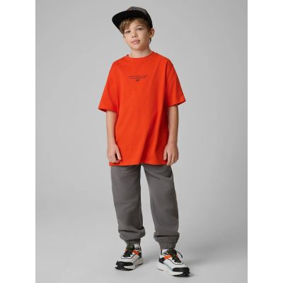 4. Boys' 4F 4FJRSS26TTROM1921-25S structured knit sweatpants
