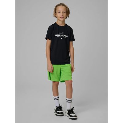 2. Boys' quick-drying sports shorts 4F 4FJRSS26TFSHM1693-45S
